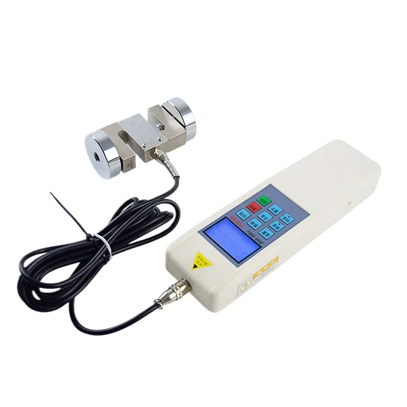 

External Digital Push-Pull Force Meter HF-200K Tensile Pressure Tester 200KN Digital Tension Gauge without fixtures