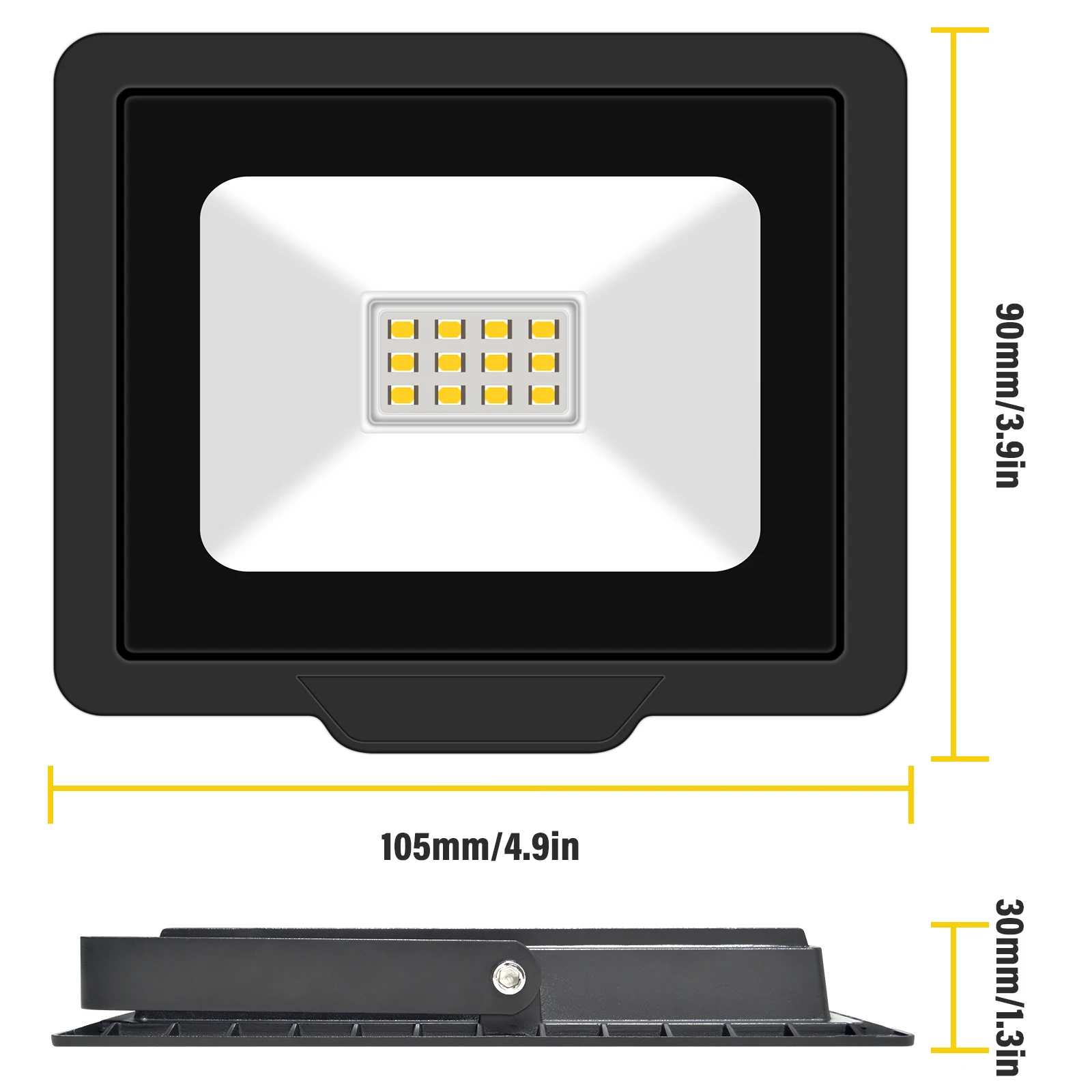 SKYWORLD 1/2/4/10 Pcs 10W LED Flood Light 110-220V Floodlight Street Garden Warehouse Wall Lamp Outdoor Lighting Waterproof IP66