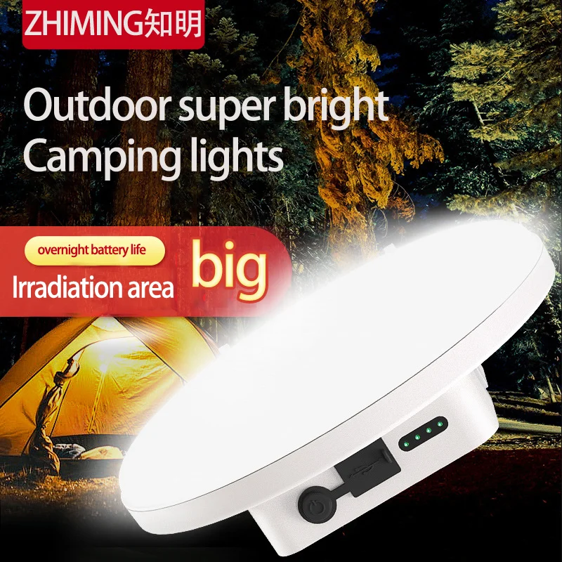 LED Portable High Power Rechargeable Magnet Flashlight Camping Lantern Fishing Light Outdoor Work Repair Lighting LEDs