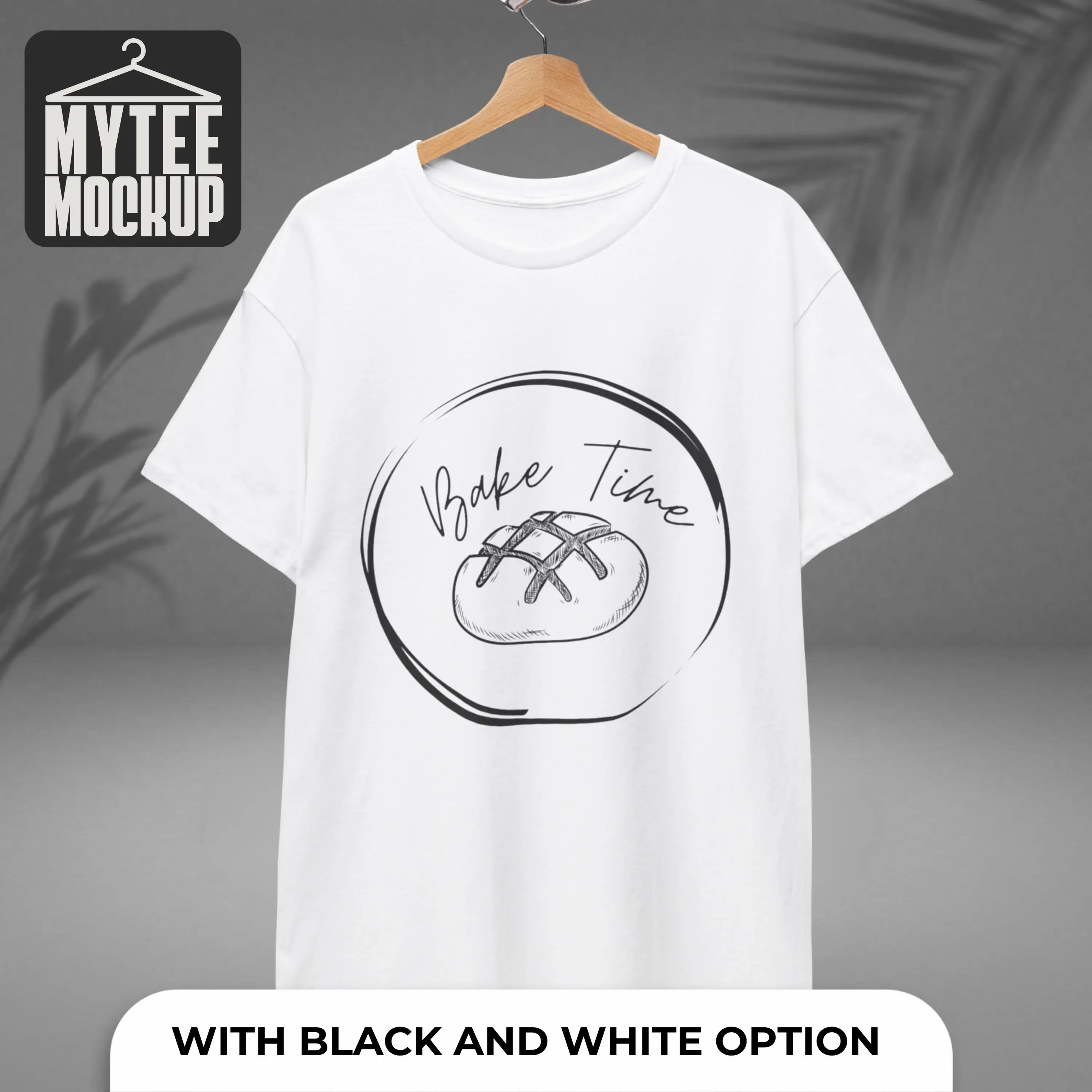 

Bake Time T Shirt Delightful Bread Centerpiece Perfect for Baking Enthusiasts Fun and Comfortable Bakery Wear