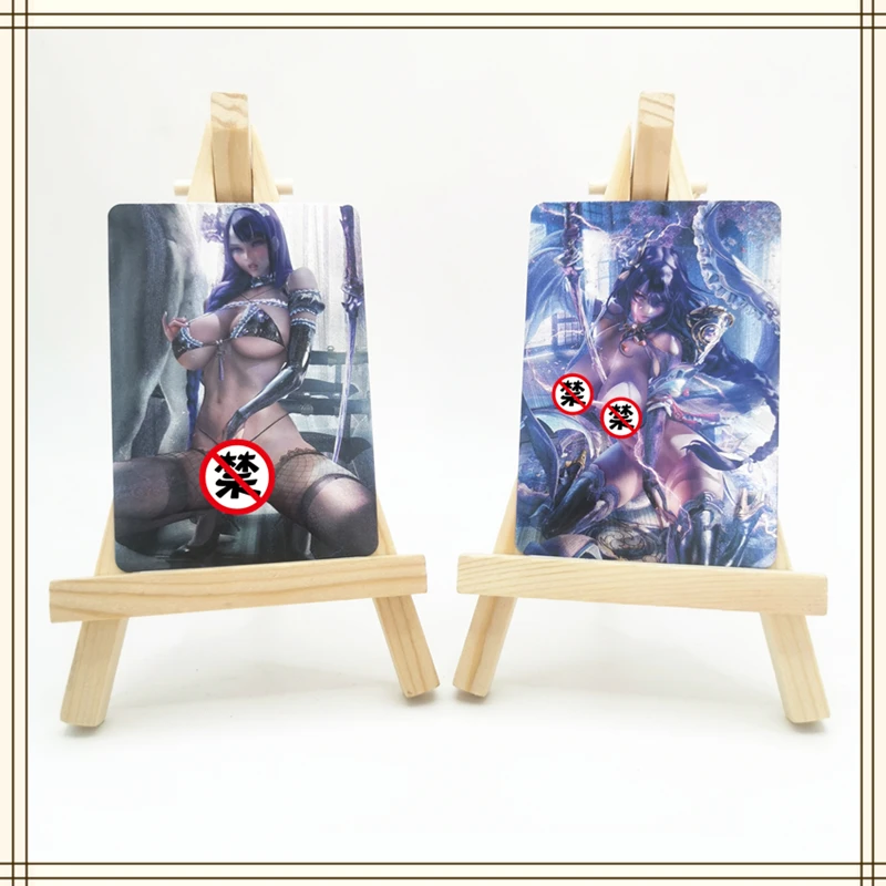 16 pz/set Anime Naruto Hyuga Hinata Carte Ragazza Personaggio Della Serie ACG Sexy Carte Nude Kawaii Giocattolo Regalo Giochi Fumetti Collezione di Carta