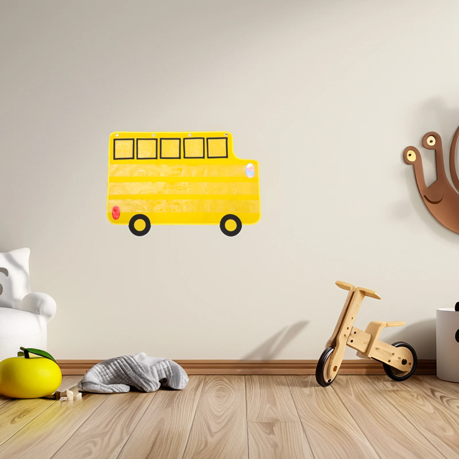 

Clear Pockets Bus Alphabet Pocket Chart Classroom Organizer Wall Hanging Teacher Supplies Learning Classroom Organizer