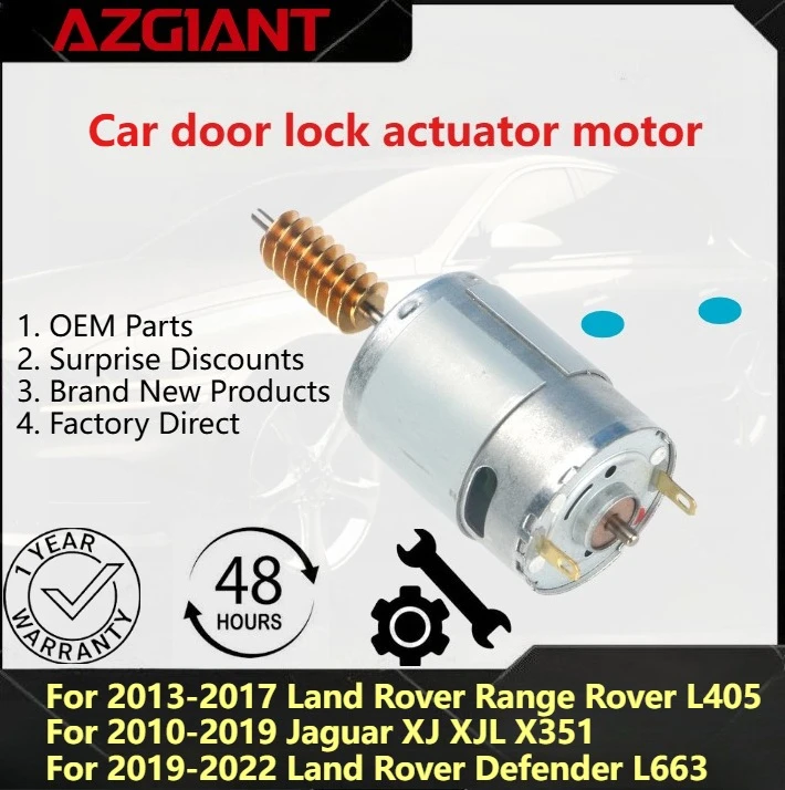 

For 2013-2017 Land Rover Range Rover L405/Defender L663/2010-2019 Jaguar XJ XJL X351 Car door lock actuator motor New parts OEM