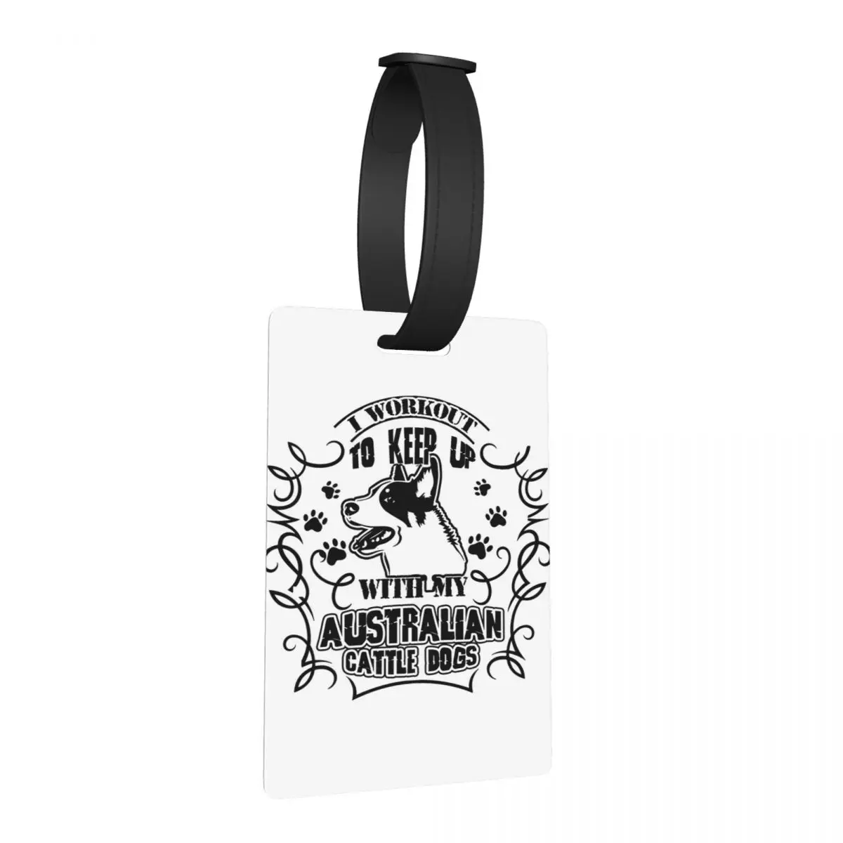 

Я трению, чтобы сохранять с австралийскими собаками крупного рогатого скота, багажные бирки, чемодан, милый багаж, посадочная бирка, держатель этикетки, идентификационное имя, адрес