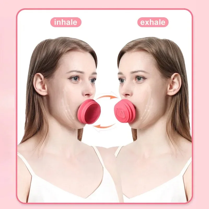 Facial Exerciser For Facial Muscle Masseter Trainer Face And Neck Exerciser Double Chin Reducer Silicone Facial Exerciser