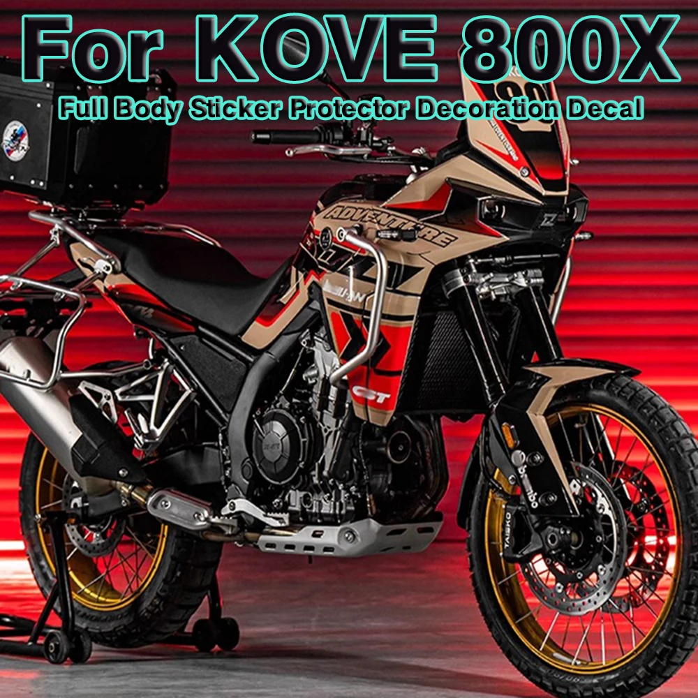 For KOVE 800X Colove 800X 800 X Motorcycle Refit Full Body Sticker Fuel Tank Side Decal Protector Decoration Sets Stickers