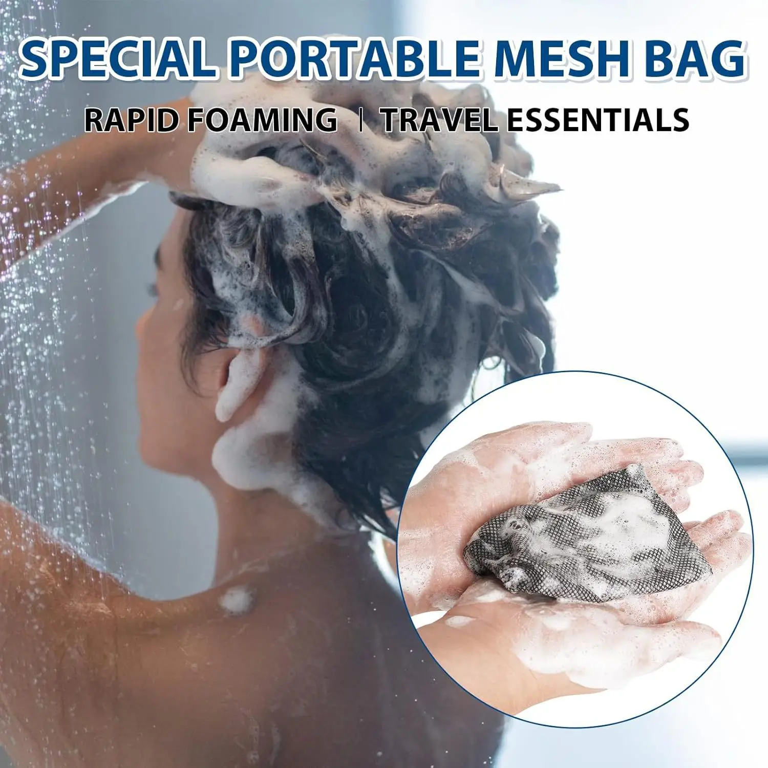 Waterproof Leak-proof Soap Travel Box Set - Quick Drying Evaporative Soap Bag Drying Bag Ventilated Travel Toiletries Organizer view 2
