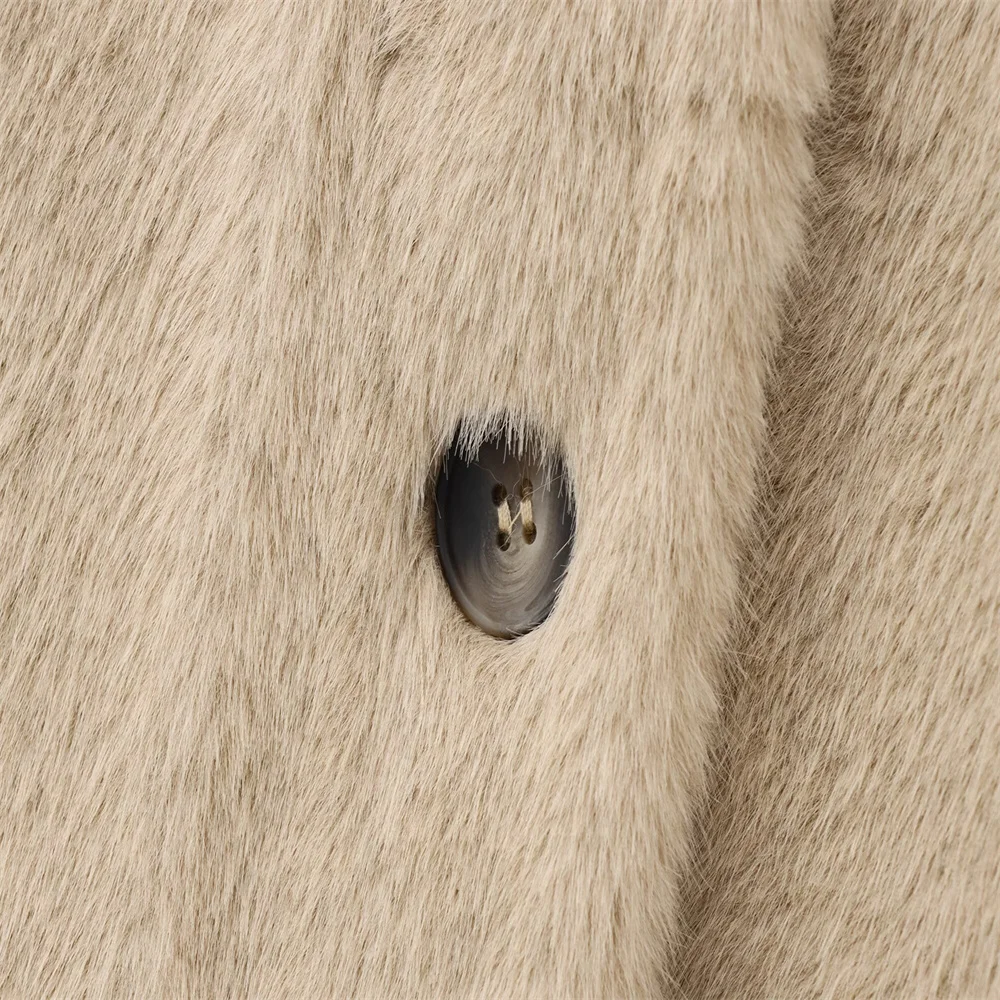 Autumn and winter women's clothing new fashionable and high-end handmade fur effect short jacket jacket