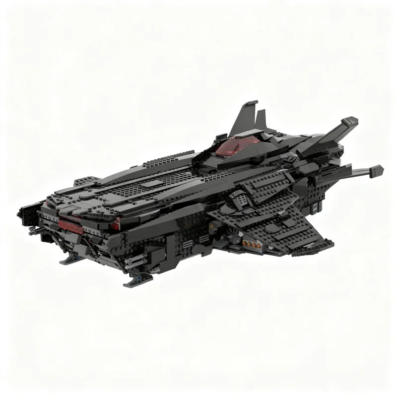 

New 1494Pcs Hot Famous Bat Hero Movie Series Moc Flyingfox XL Model Building Blocks Diy Creative Ideas Toys Birthday Gifts
