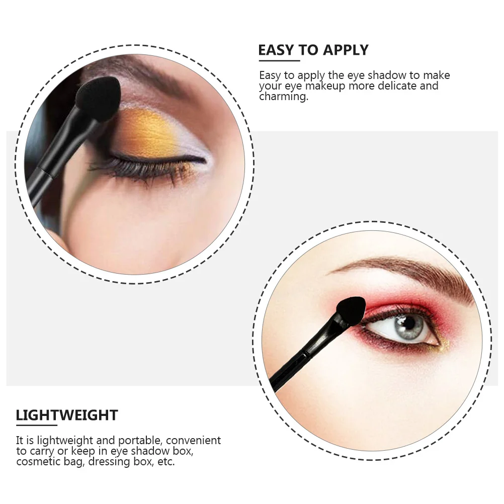 

30Pcs Double-Headed Eyeshadow Brush Premium Material Durable Comfortable Eye Makeup Tool Applicators Small Size