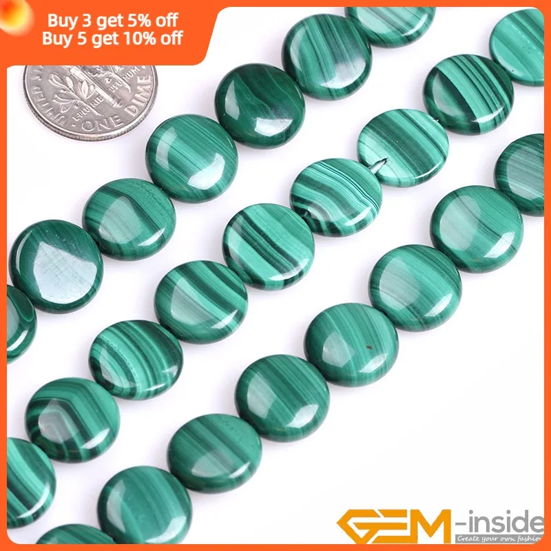 AAA Natural Malachite Loose Stone Beads For Jewelry Making strand 15 Inch Fit DIY Bracelet Necklace Needlework Beads