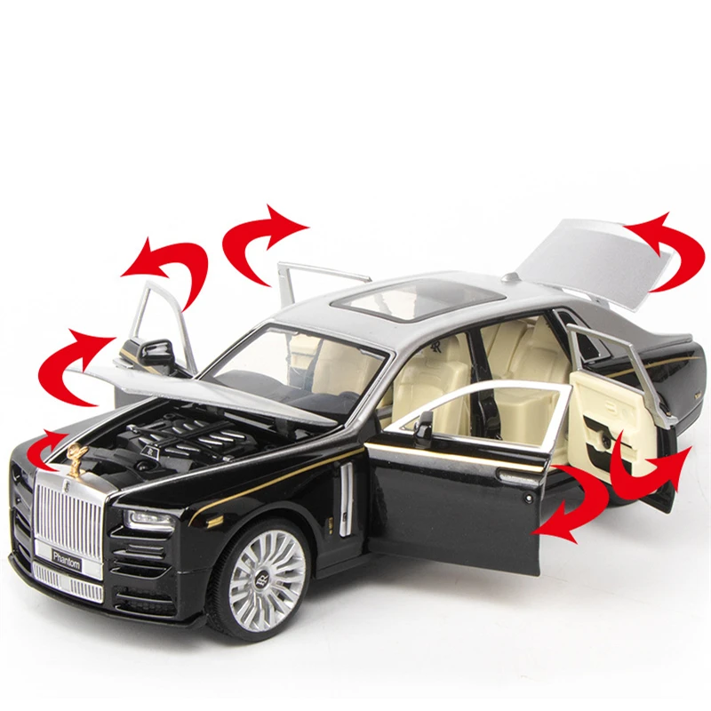 1:30 Rolls-Royce Mansory Phantom Alloy Car Model Diecast & Toy Vehicles Metal Car Model High Simulation Collection Children Gift