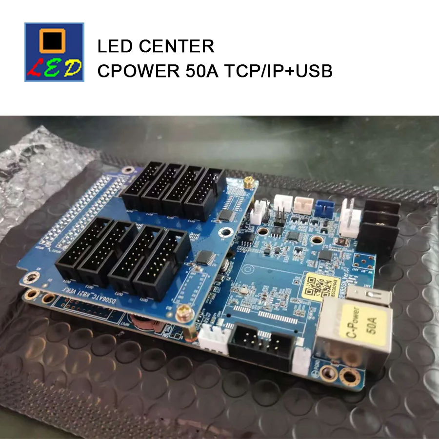 C-Power 50A (TCP/IP and USB Version) Gray Scale Color RGB Video LED Screen Controller Mother Board