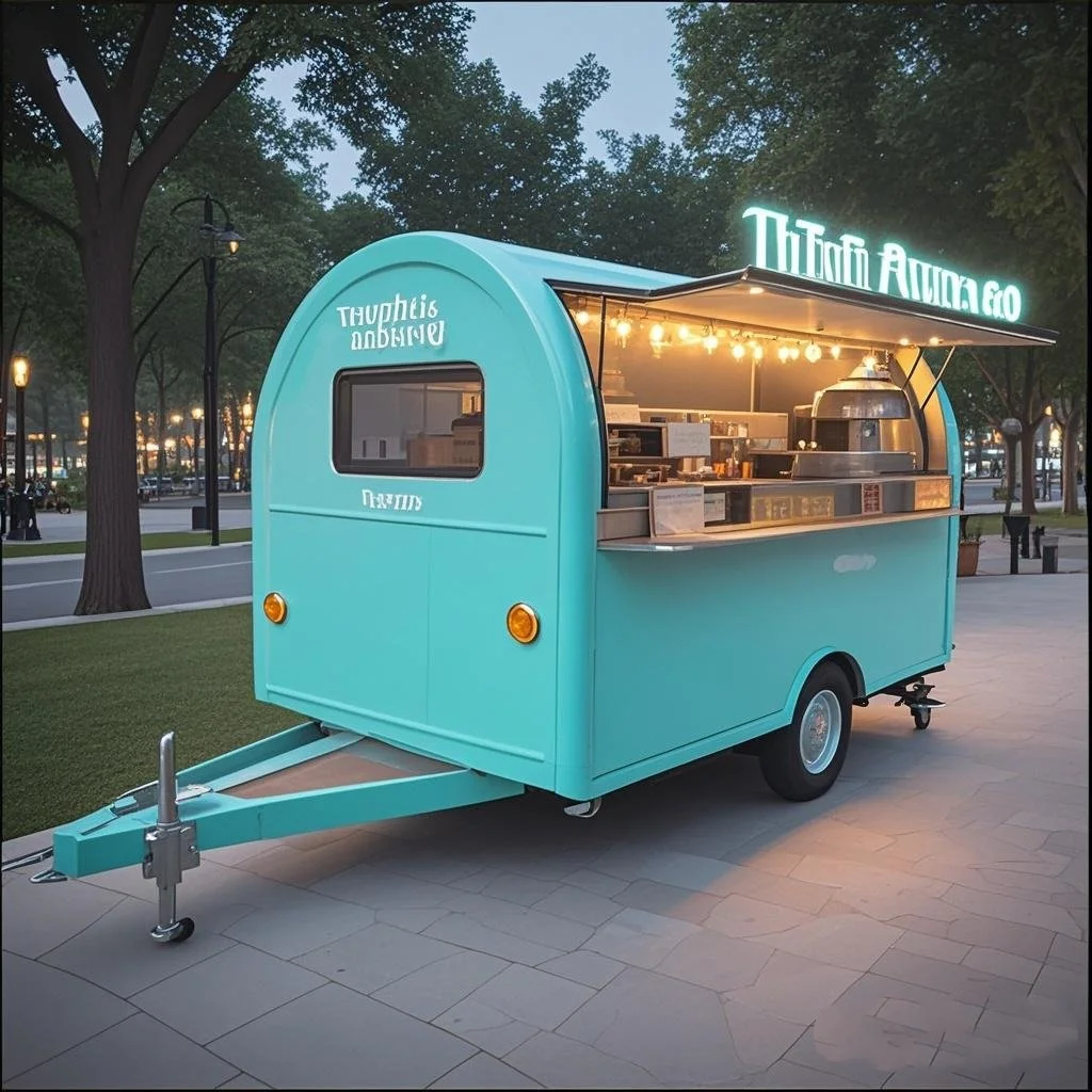 Customize Size Food Truck Street Mobile Carts Pizza Coffee Humberger Concession Outdoor Food Trailer Kiosk for Sale