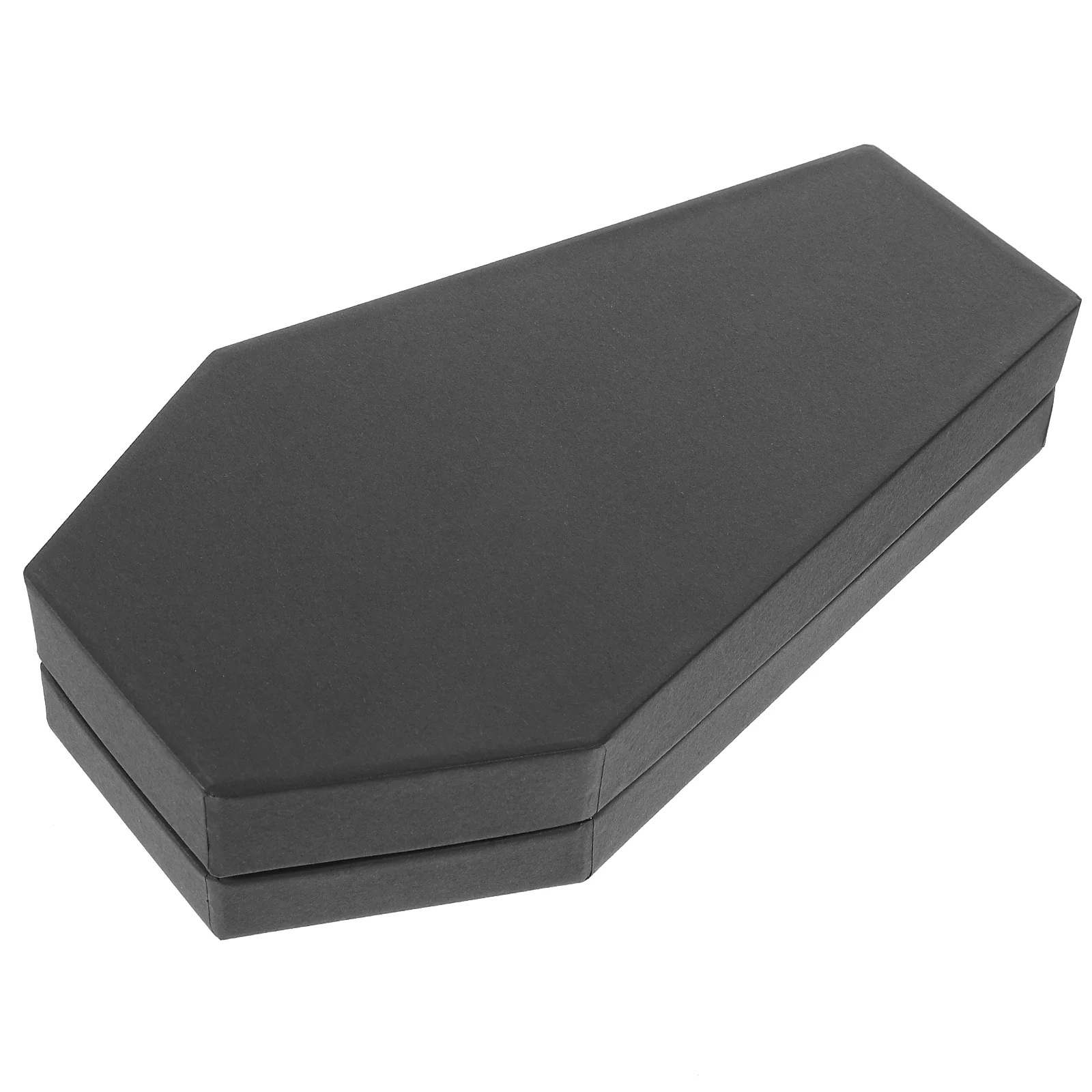 Mini Gothic Coffin Gift Box Halloween Jewelry Storage Present Case Black Ring Holder Treat Container Party Favor Wrap