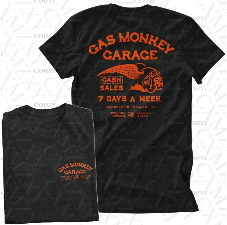 تي شيرت Gas Garage Affe GYSOT Monkey احصل على بعضًا من هذا المعطلة للرجال #2