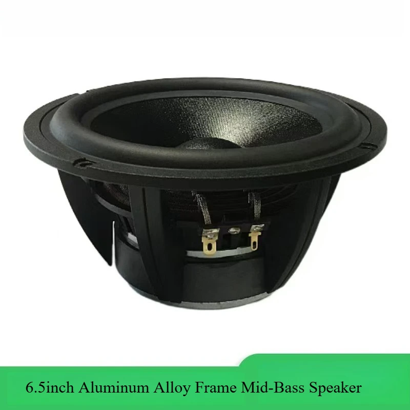 

RMS 40W Aluminum Alloy Frame 6.5Inch 4ohm/8ohm Audio midBass woofer Speaker with Paper Cone Rubber Surround 85mm-Ferrite Magnet