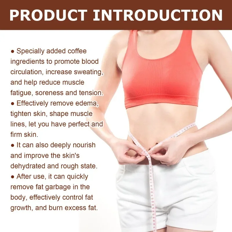 Coffee Slimming Cream Body Shaping Firming Massage Cream Improve Fat Burning Weight Loss Cream Thin Waist Arms Legs Lotion