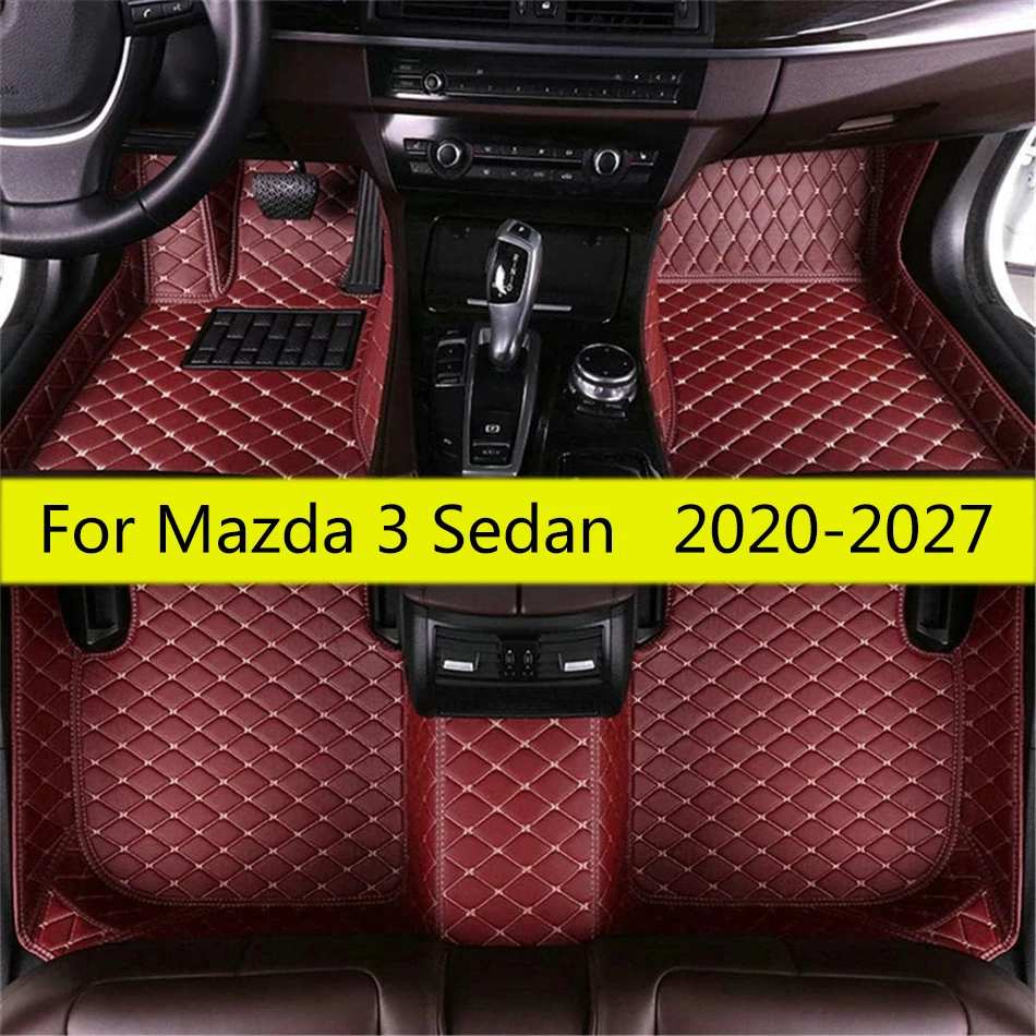 

Автомобильные коврики для Mazda 3 Sedan 2027 2026 2025 2024 2023 2022 2021 2020 Ковры Коврики Авто аксессуары для интерьера Коврики для ног Коврики