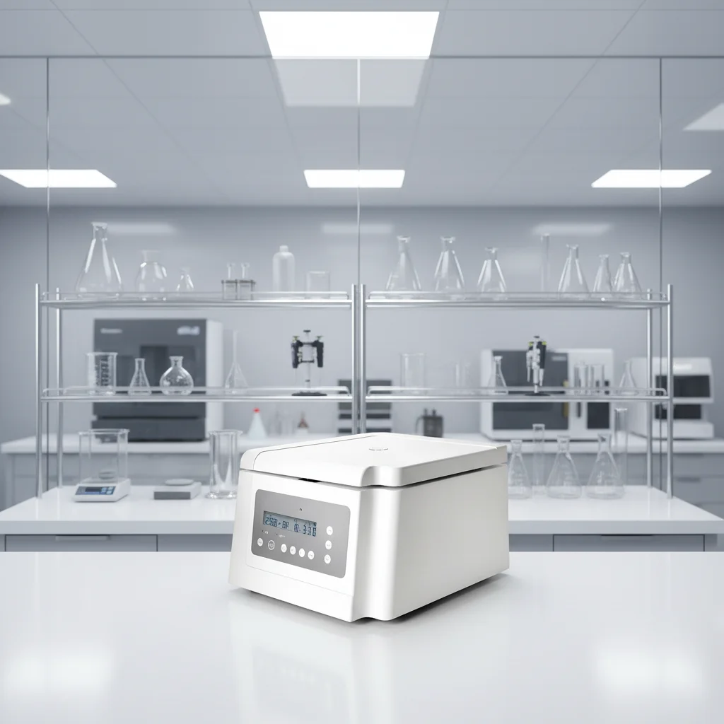Clinical Multipurpose Low Speed Laboratory Centrifuge Horizontal Swing Rotor DM 0424 Plasma Urine Centrifuge