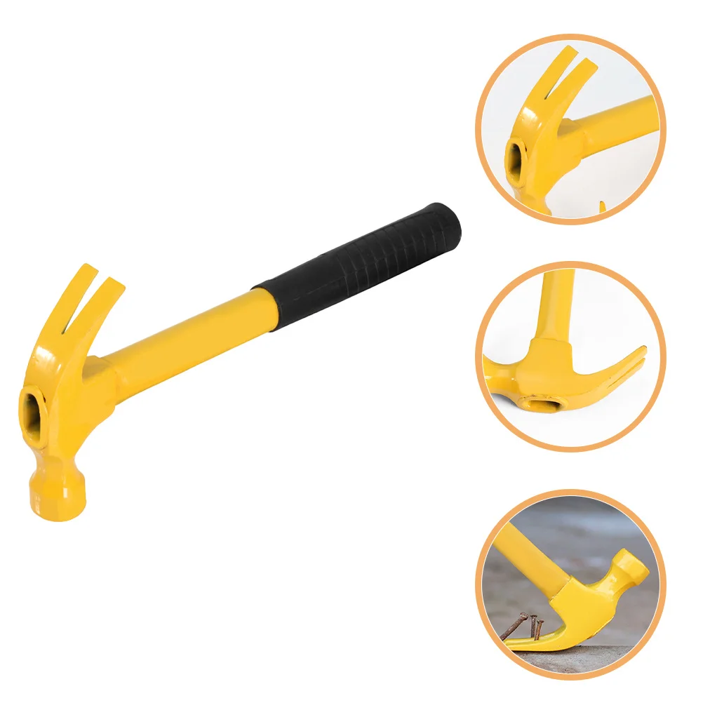 

High Carbon Steel Claw Hammer Non Slip Handle Ergonomic Design Multi Purpose Woodworking Tool Professional Carpenter Nailing