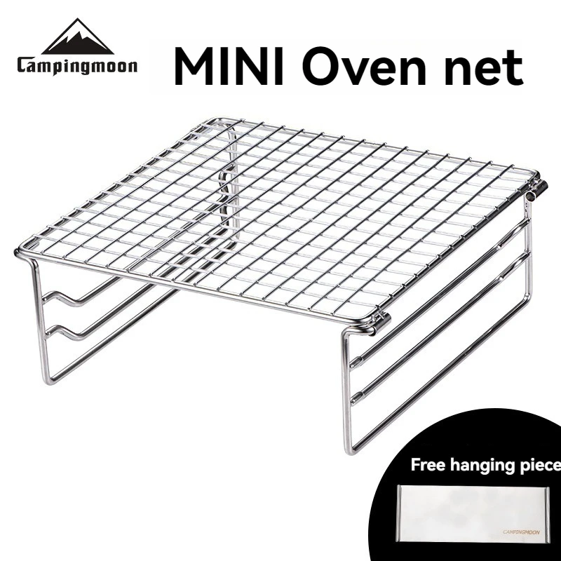 CAMPINGMOON W-020Mini Grill Rack Portable Folding Stove Grill Support Holder Heating Bracket for Outdoor Camping Barbecue Picnic