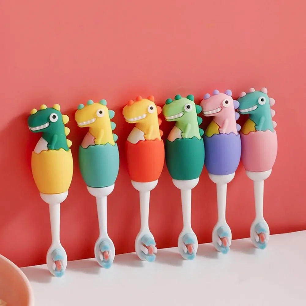 Baby Care Product Soft Bristles Dinosaur Cleaning Toothbrush Silicone Toothbrush Children's Toothbrush Kids Toothbrush