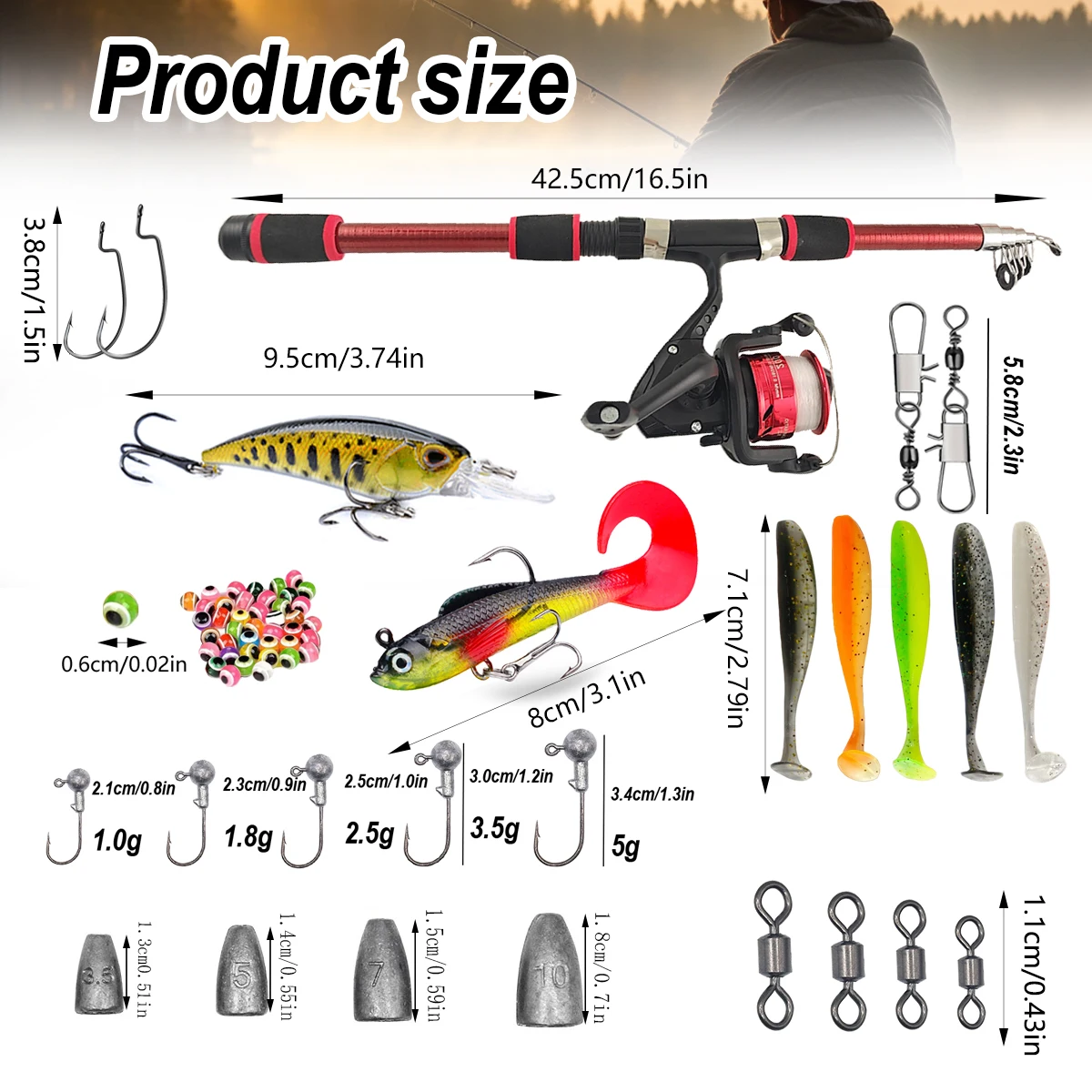 best hooks for live bait trout fishing Top Game - Ringed Charlie Brown HD Circle - 9/0 OFF THE HOOK FISH Hooks mainly consist of accessories fishing Color:Camo (Digital)