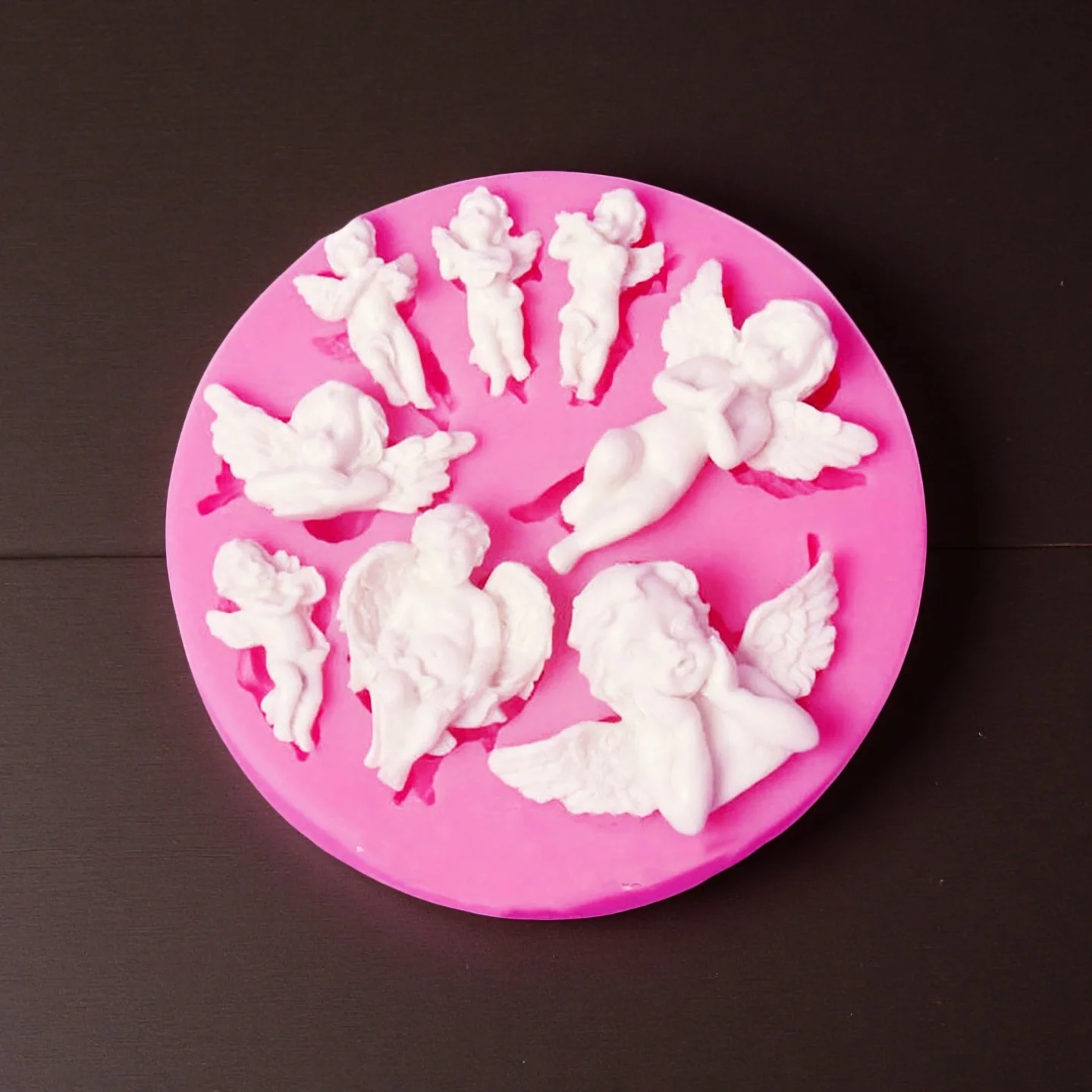 Angel Boy DIY Dessert Silicone Mold for Gummy Chocolate Cake Jelly Ice Cookie Polymer Clay Baking Supplies