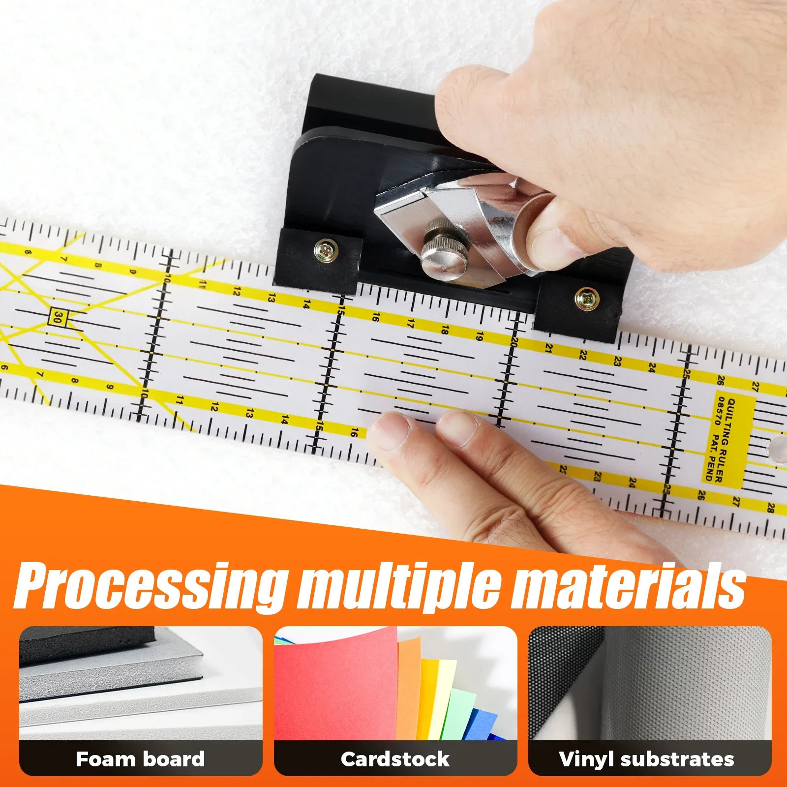 Retractable Mat Cutter 45° Bevel Blade Mat Board Cutting Cutter Tool for Framing Artwork Custom Board Picture Frame