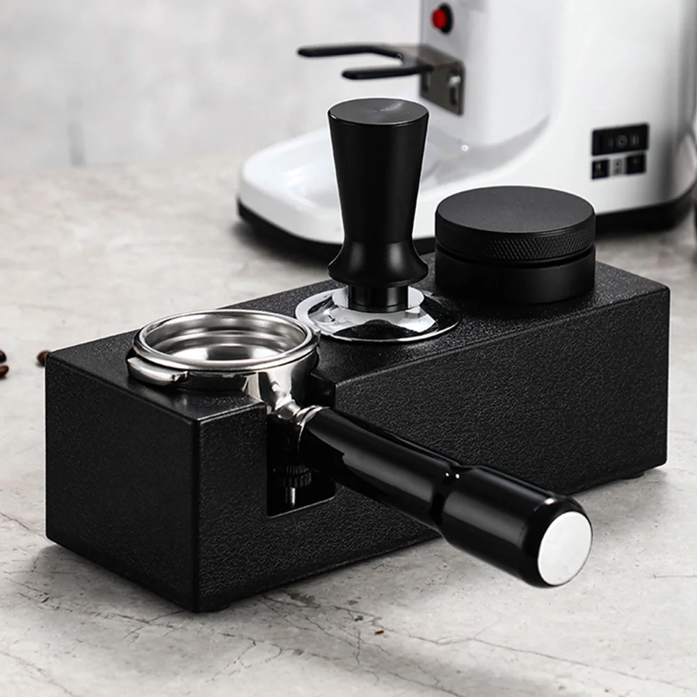 

Aluminum Alloy Coffee Tamper Holder Handle Support Frame Powder Wear-Resistant Stable Espresso Tamping for Home