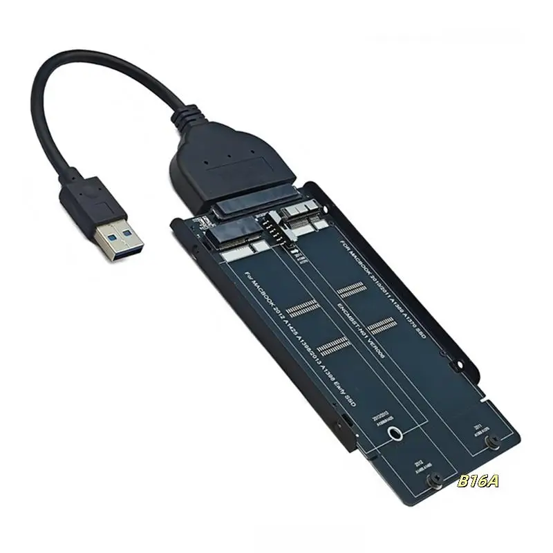 

M.2 SSD Adapter Formacbook 2010/2011 A1370 SSD A1425 A1398 MC975 MC976 Case Enclosure SATA 22Pin To2010 2011 2012 SSD Converter