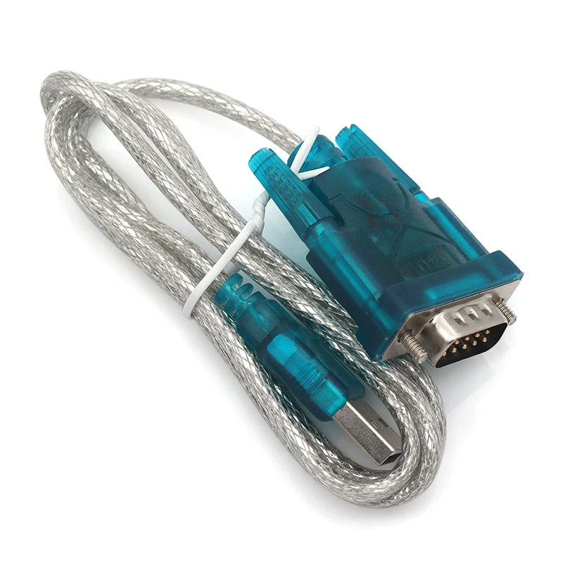 1-10 قطعة HL-340 جديد USB إلى RS232 COM ميناء المسلسل المساعد الشخصي الرقمي 9 دبوس DB9 مهائي كابلات دعم Windows7-64