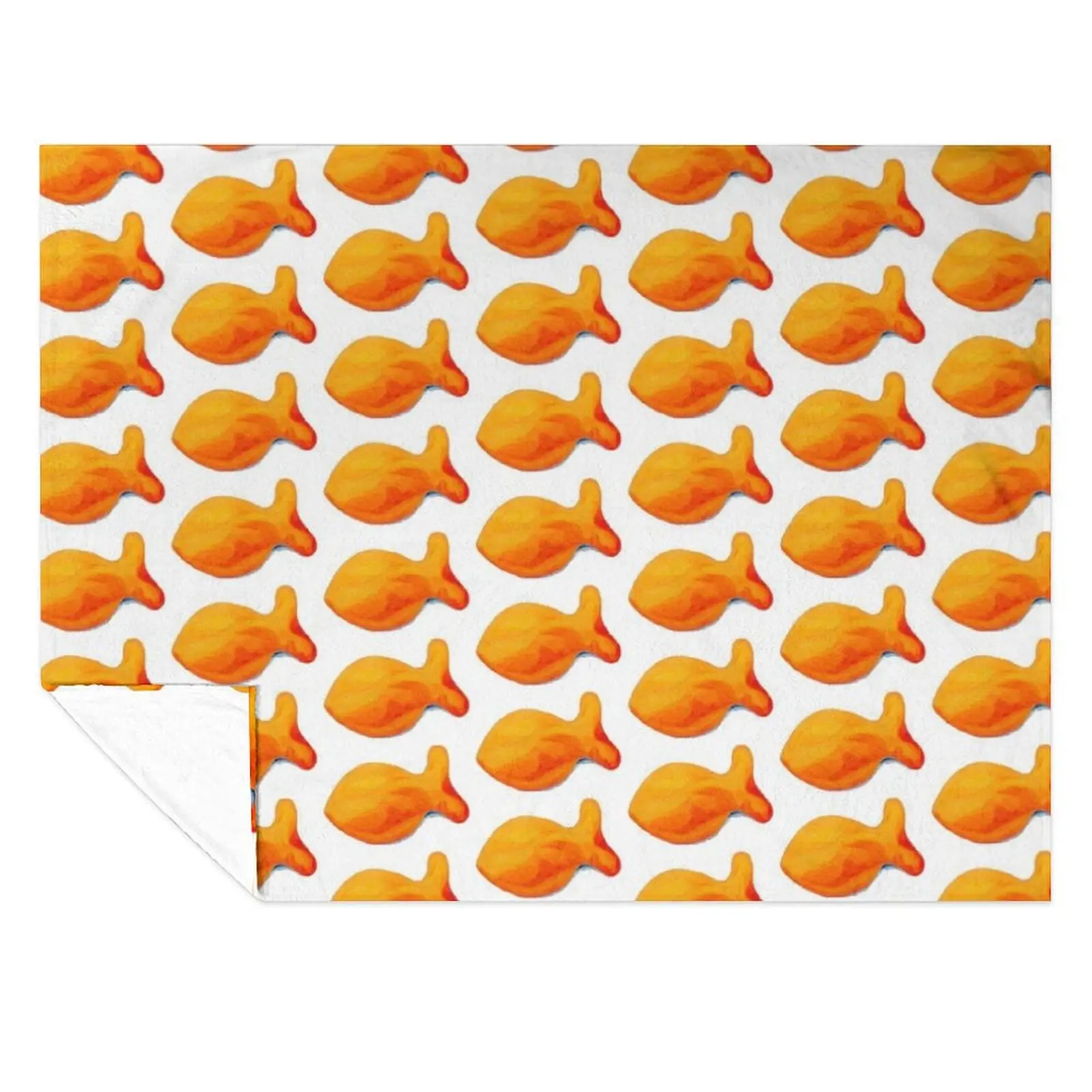 

Goldfish Throw Blanket Flannel Decorative Beds Polar Blankets