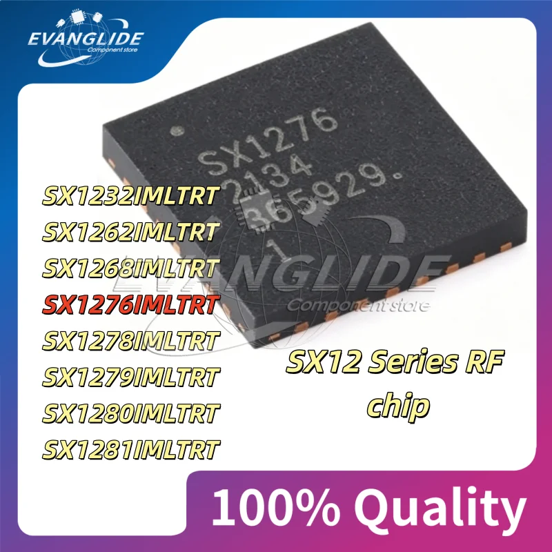 2 PCS/LOT SX12 RESIES RF QFN CHIP SX1276IMLTRT/1278/1279/1232/1262/1268/1280/1281 SX1268IMLTRT