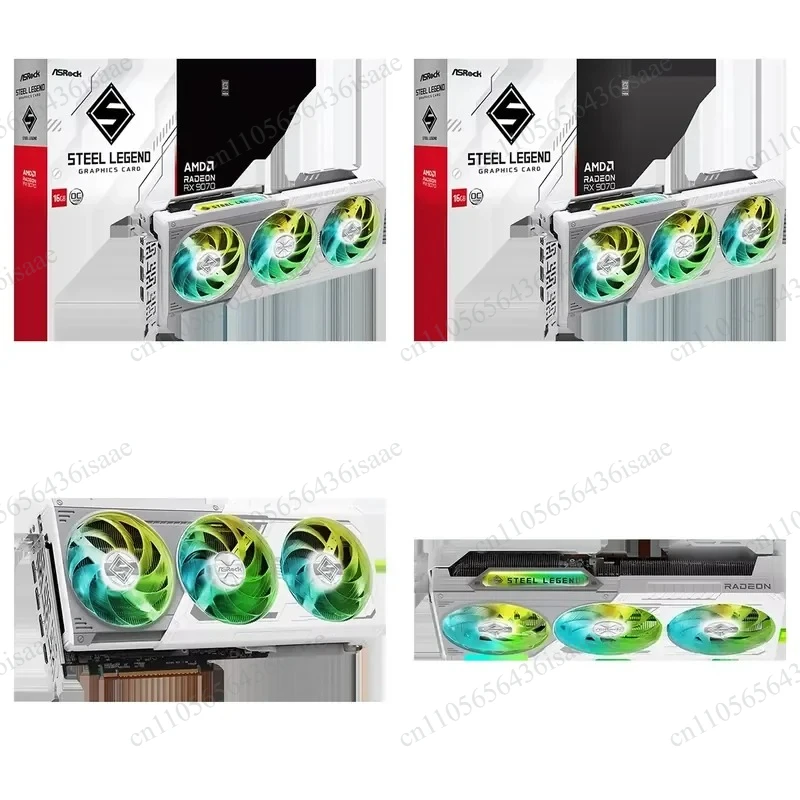 Radeon RX 9070 XT 16GB GDDR6 Graphics Card, Triple Fan Cooling, 4K Gaming, Desktop PC Video Card for Gaming and Rendering