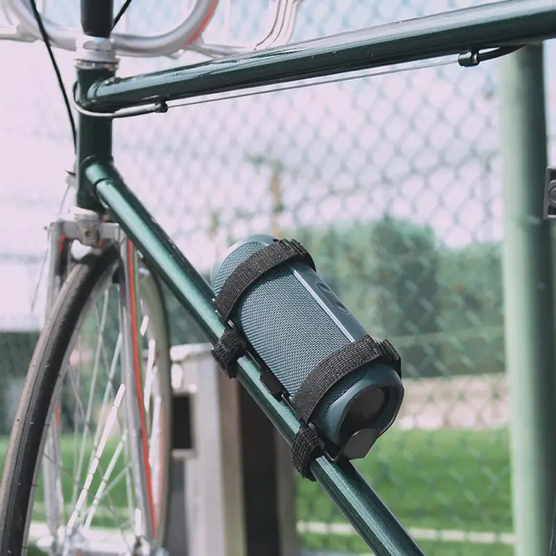 Speaker Holder For Bike Portable Speaker Mount Anti-Slip Adjustable Strap Bracket Attachment Portable For Water Bottles