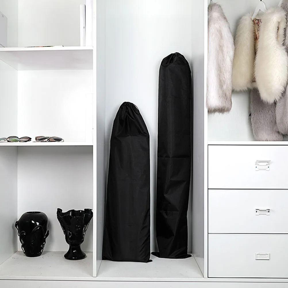 

2Pcs Straw Mat Organizer Drawstring Storage Bag Wear Resistant Nylon Summer Sleeping Mat Holder Dustproof Blanket Bag