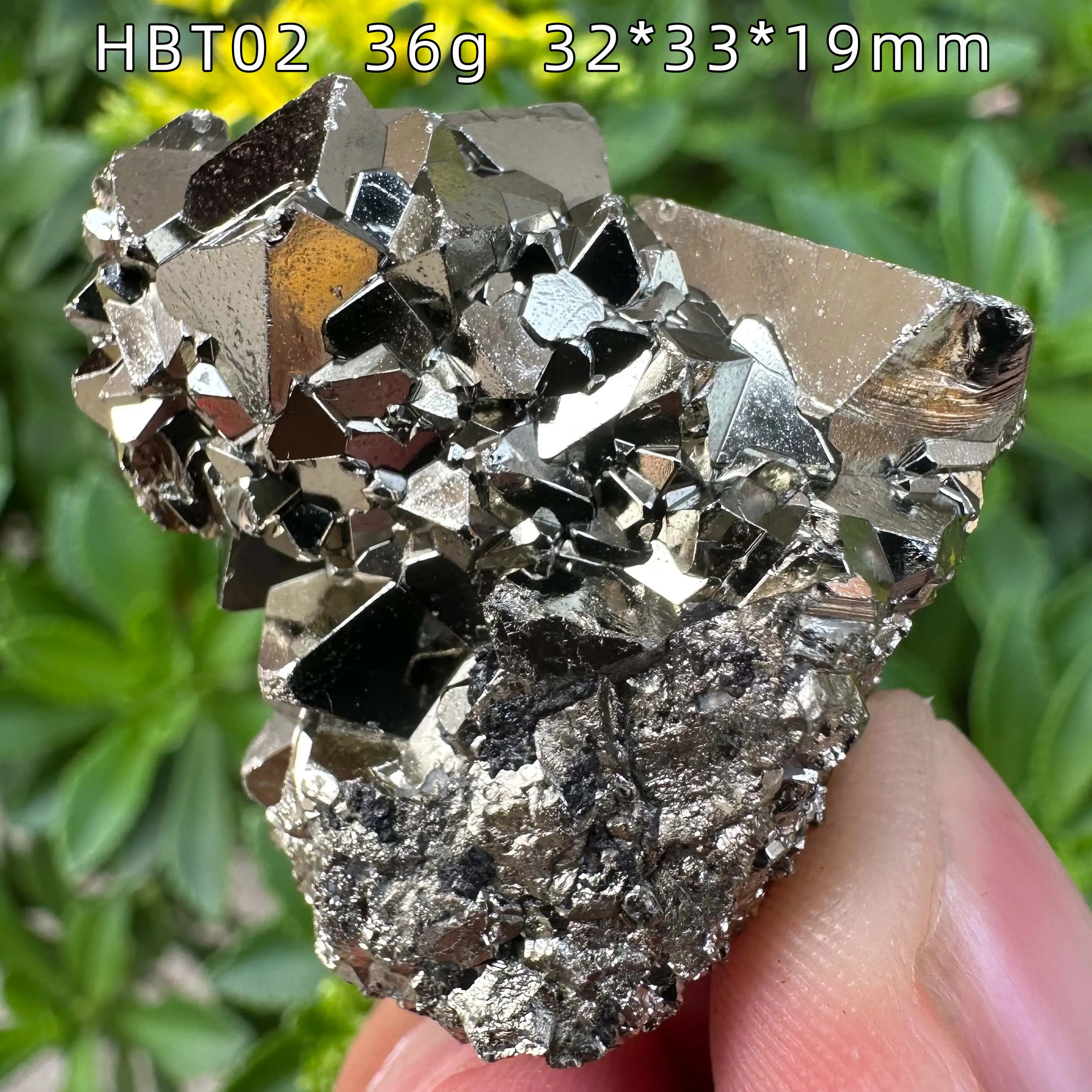 Natural Peru Octahedron Pyrite Brass Ore Mineral Specimen Raw Rock Quartz Chalcopyrite Healing Stone Desk Decor