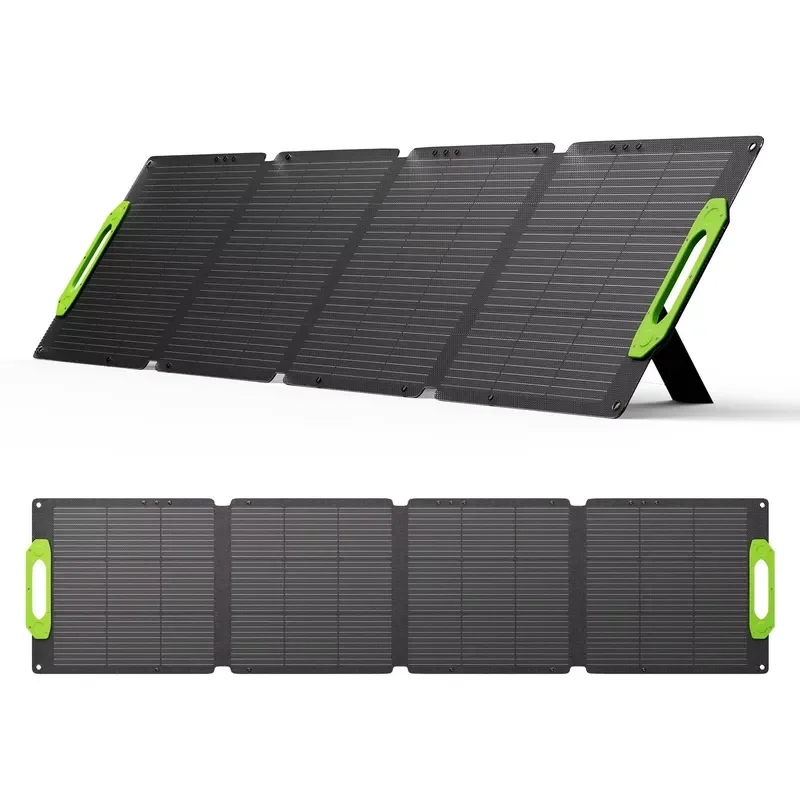 400W Foldable Solar Panel Portable Monocrystalline ETFE Solar Charger IP67 MC4 for Power Station Camping Hiking Outdoor