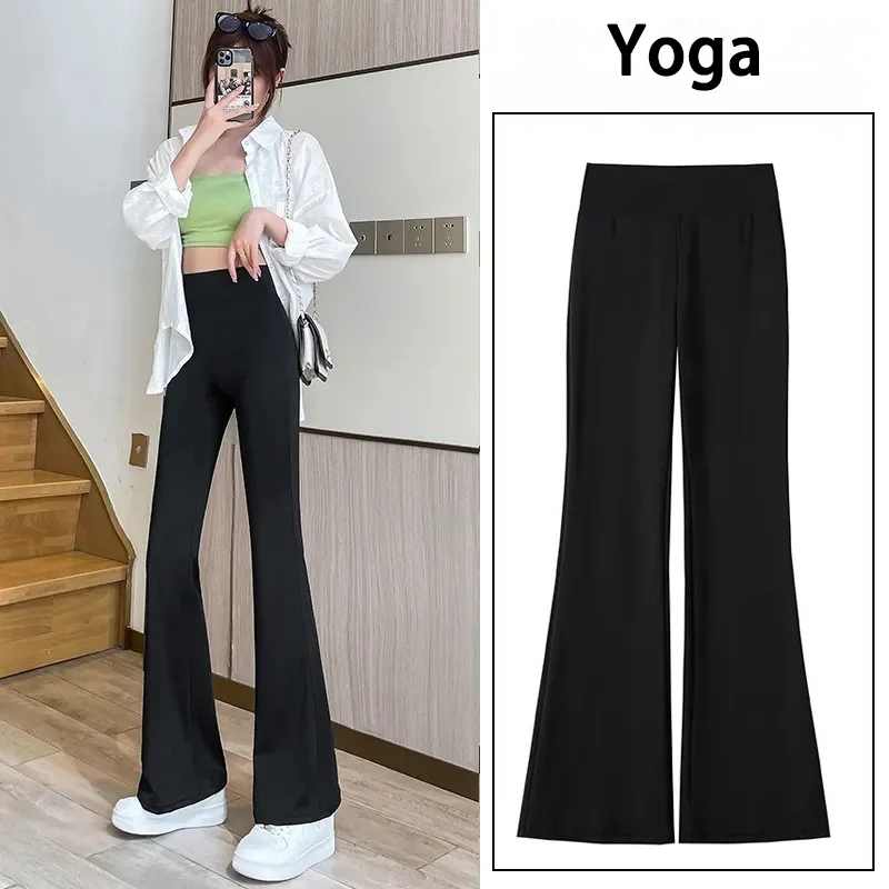 

New High Waised Yoga Pants for Women Tummy Control Butt Lifting Flares Leggings Fitness Workout Soft Elastic Shaping Sports Wear