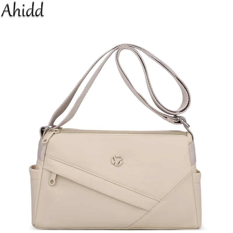 

Сумки на плечо с несколькими карманами, женские водонепроницаемые нейлоновые сумки-мессенджеры, чехол для телефона, женские простые модные сумки через плечо для девочек