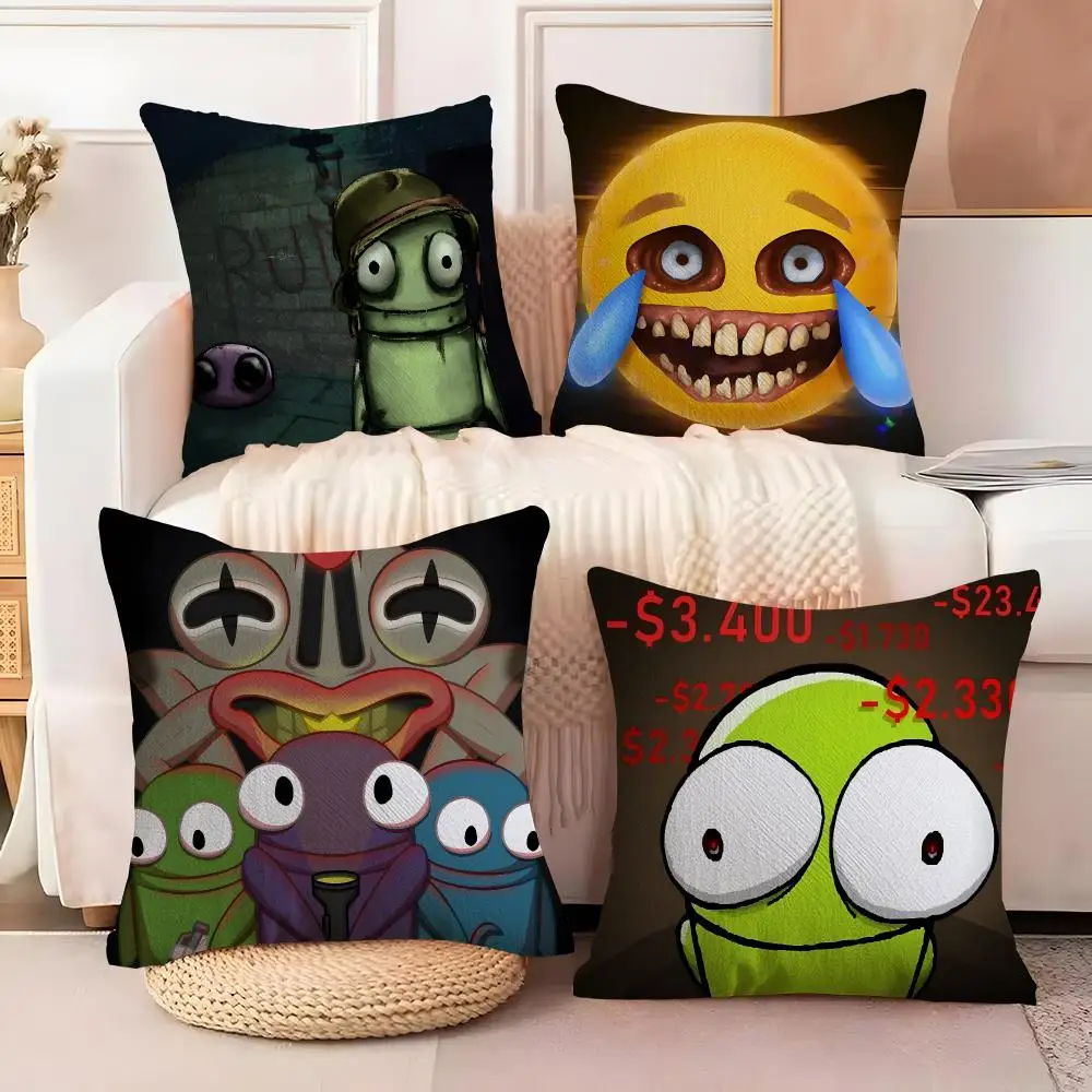 Horrible Games R-R.E.P.O.-S Cushion Cover  Plush Fabric Soft Double Sided Print Sofa Cushion Cover Throw Pillow Covers