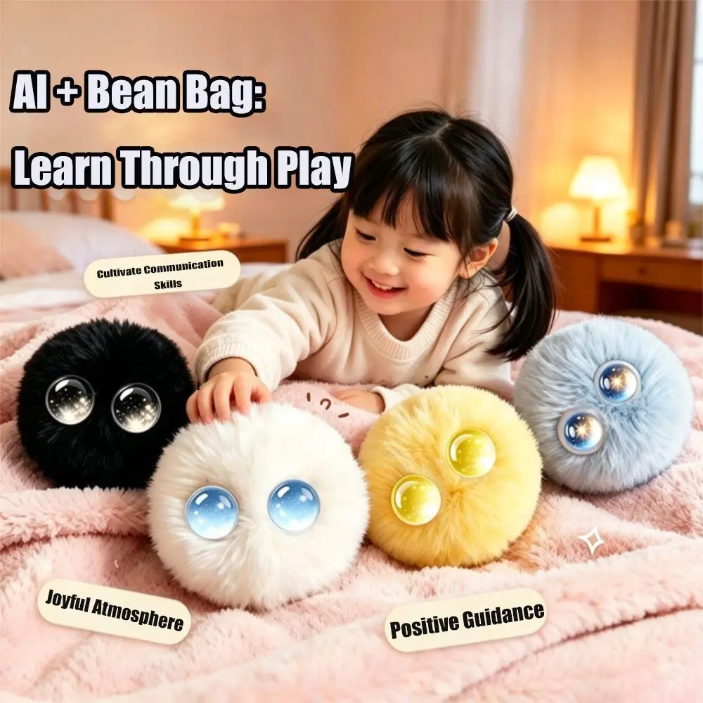 66 Languages Interactive AI Plush Companion Pendant Interactive Talking Cute Design Desk Buddy Plush Desk Buddy Soft Plush