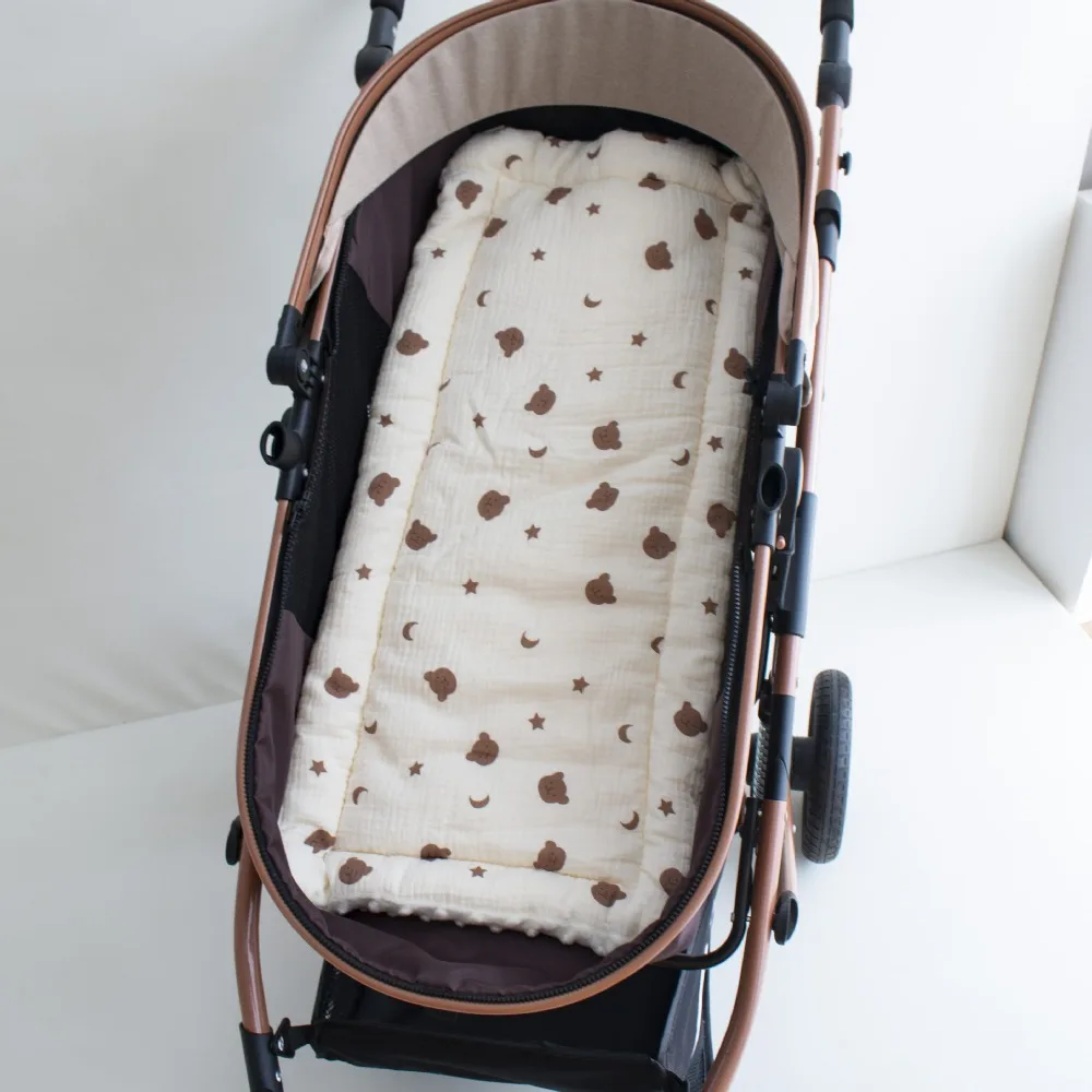 

Cartoon Pattern Baby Stroller Cushion Baby Seat Cushion Stroller Accessories Pushchair Car Mat Car Seat Seat Liner