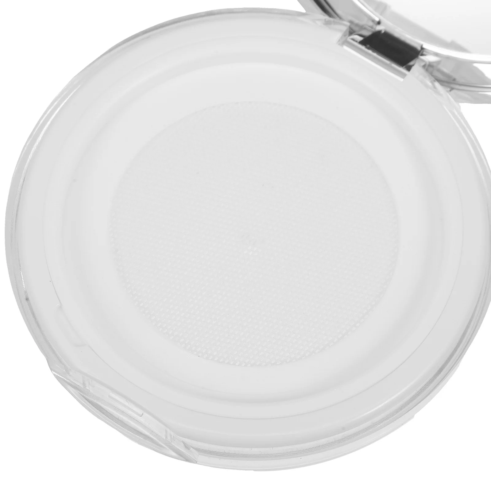 

2Pcs Loose Powder Box Ultra Thin Portable Makeup Powder Mirror Case Reusable Container for Blusher Glitter