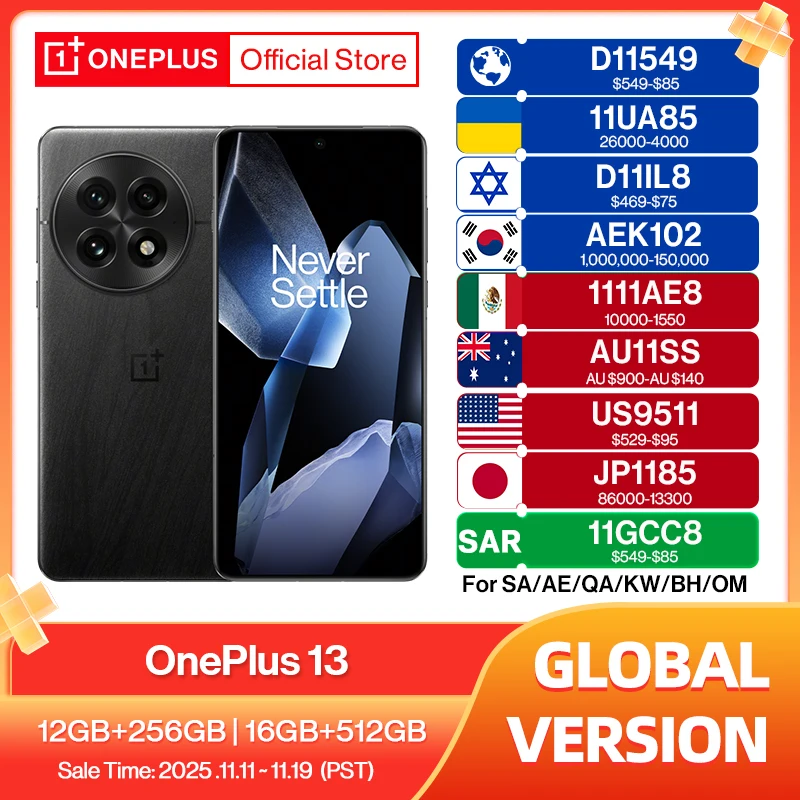 yZ[z[hv~A OnePlus 13 O[oo[W AI X}[gtH Snapdragon 8 Elite 6000mAh obe[ 50W AIRVOOC CX[d NFC