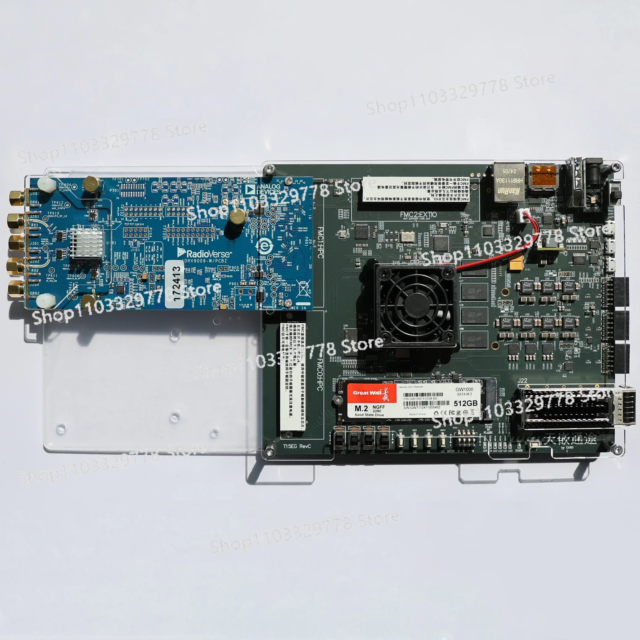 

MPSOC development board XCZU15EG with FMC HPC Tianembed Tongtu software radio