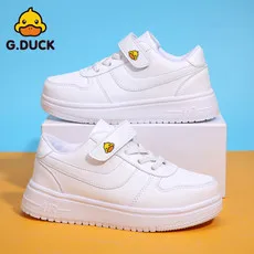 

2026 New Leather Kids Running Shoes youngsters teens Casual Fashion Walking Sneakers Breathable Non-slip Girl Tennis Footwear