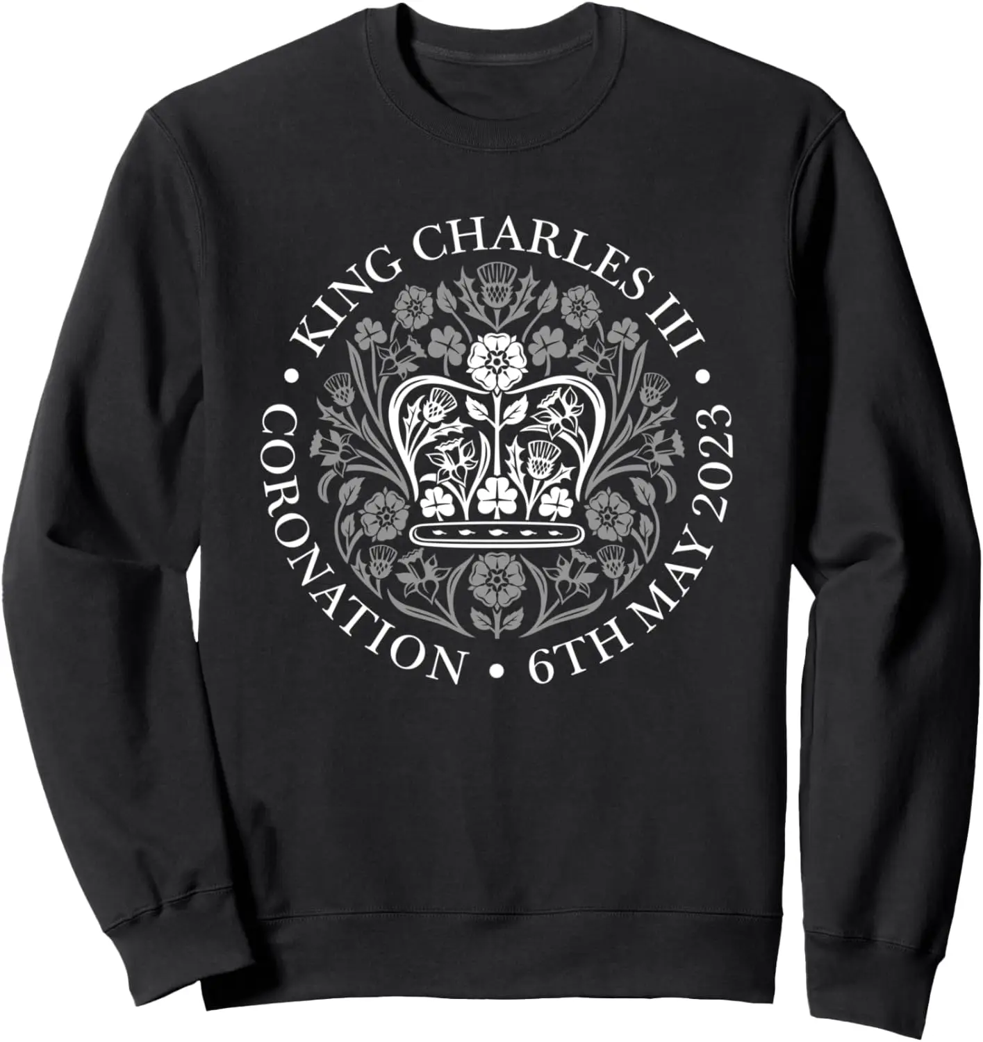 King Charles Royal Coronation 2023 UK British Crown Souvenir Sweatshirt